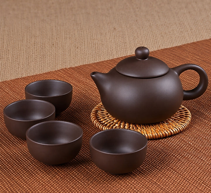 Ceramic Tea Set with 4 Cups